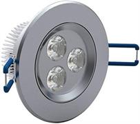 FARETTO 3W ORIENTABILE 3LED SILVER