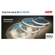 STRIP LED STRISCIA COB 12MT 24V 18W/M 4000K LUCE NATURALE